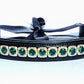 Emerald Obsession Browband - Quick Snap Loops - 16"