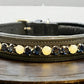 Dog Collars - Padded leather with beads or rhinestones