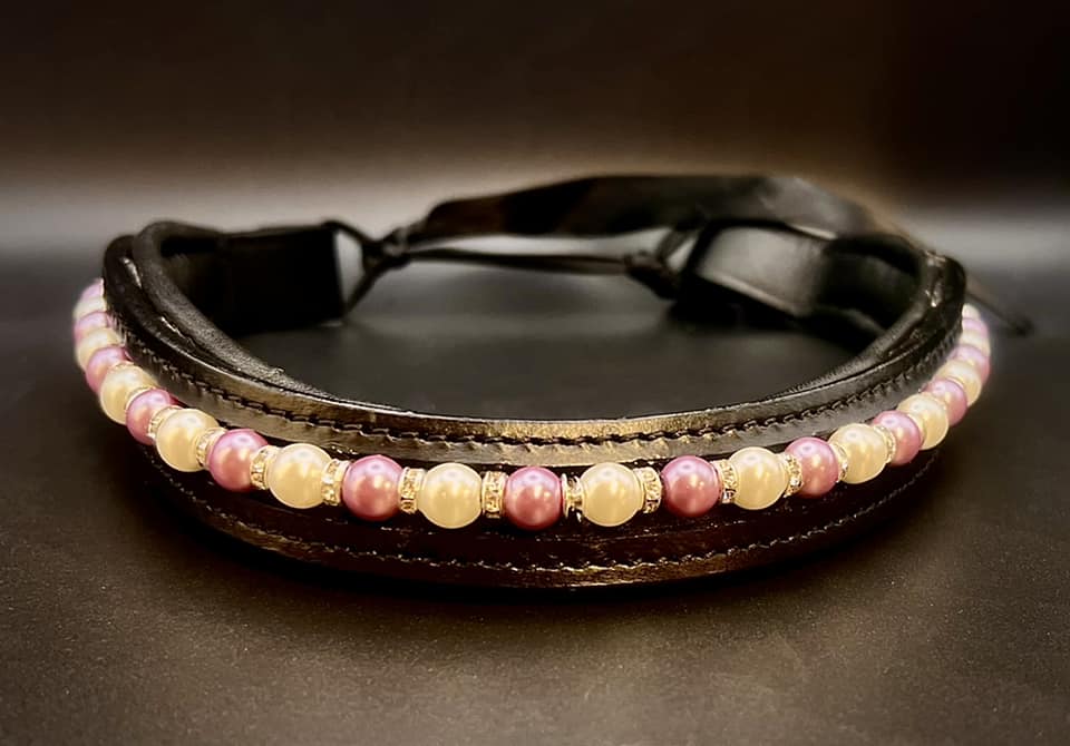 Pink Le Creme Bling Browband