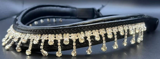 Rhinestone Cascade Browband - 15"